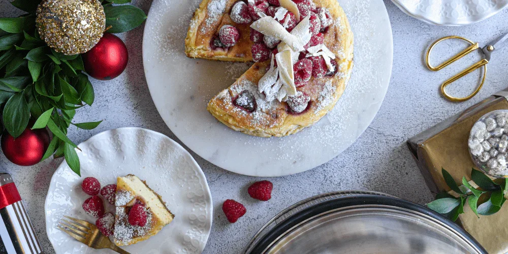 White Chocolate and Raspberry Cheesecake Recipe