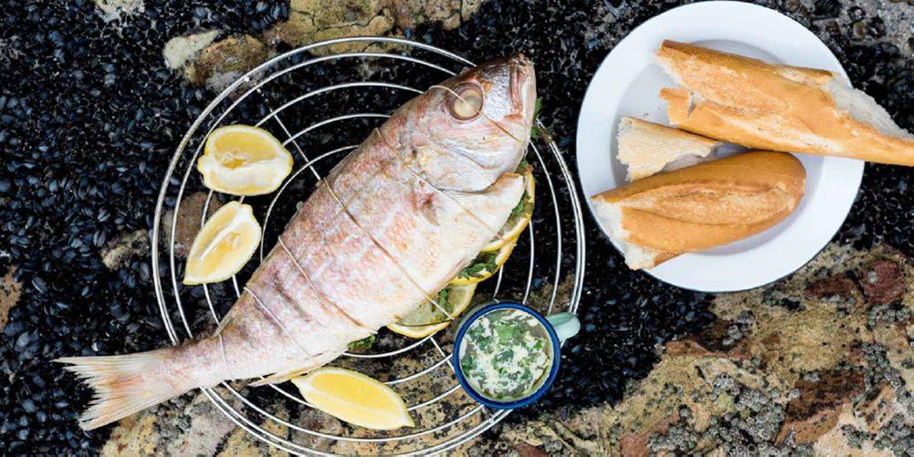 Grilled Fish with Lemon Garlic Butter - COBB Grill America