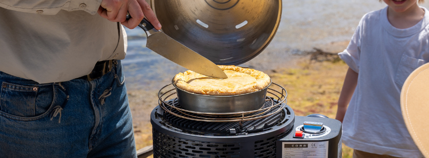 Creamy Garlic Chicken Pie