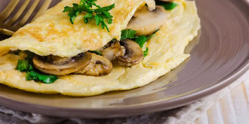 Cheese & Mushroom Omelet Recipe