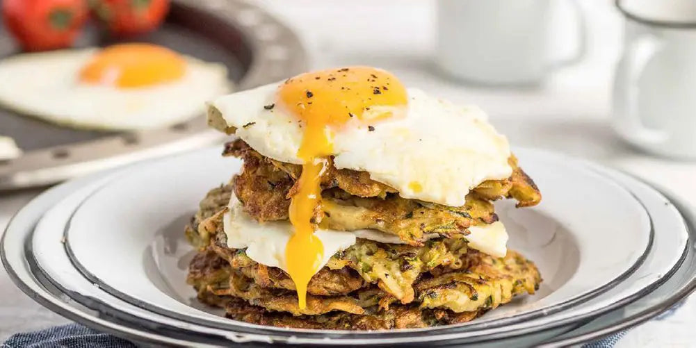 Egg & Potato Breakfast Stack Recipe