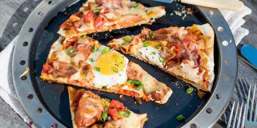 Naan Breakfast Pizza Recipe