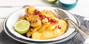 Spicy Pineapple with Pomegranate & Lime Recipe